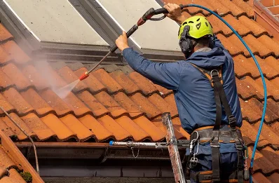 Démoussage et hydrofuge de toiture à Régades